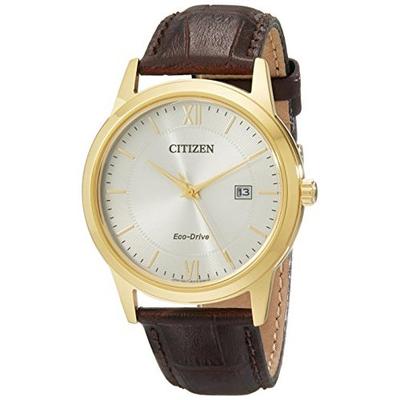 金色表壳！西铁城Citizen AW1232-04A 光动能男士手表