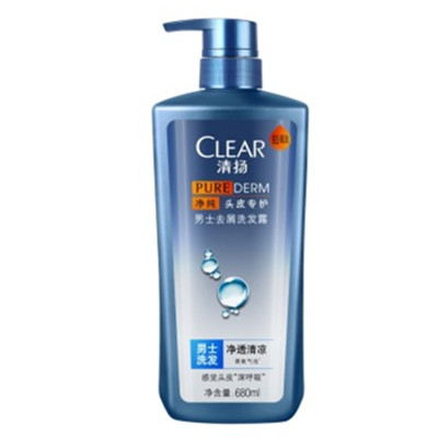 适合凑单！清扬（CLEAR）男士去屑洗发露680ml（无硅油）