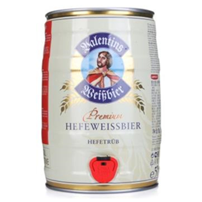 满减好价！德国进口 Eichbaum 爱士堡小麦啤酒5L桶