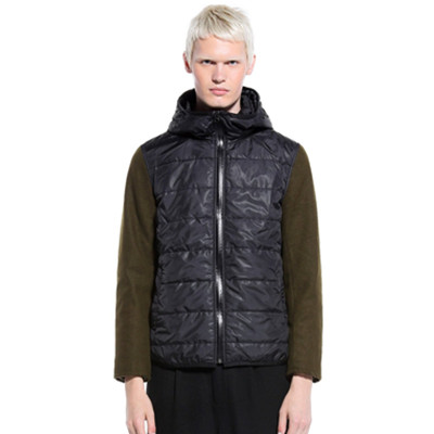 防寒保暖！Trendiano男式连帽长袖棉衣3124342640520