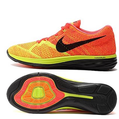 好价！NIKE FLYKNIT LUNAR3跑步鞋698181-800