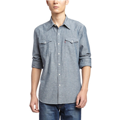 主流好价！李维斯长袖休闲衬衫65816-0045