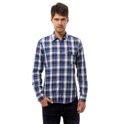 经典格纹！Lee男式长袖休闲衬衫L12542E57A79