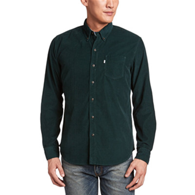 纯色设计！Levi's李维斯L/S Wovens男式长袖休闲衬衫65824