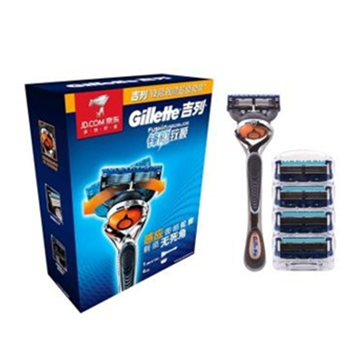 满减好价！吉列 Gillette 锋隐致顺手动剃须刀1刀架4刀头