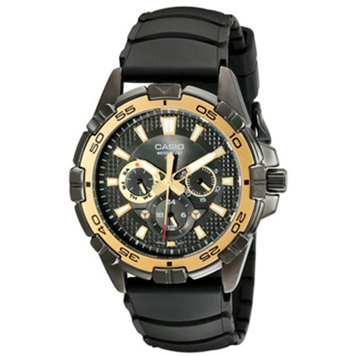 又降！Casio卡西欧MTD1069B-1A1男士运动手表