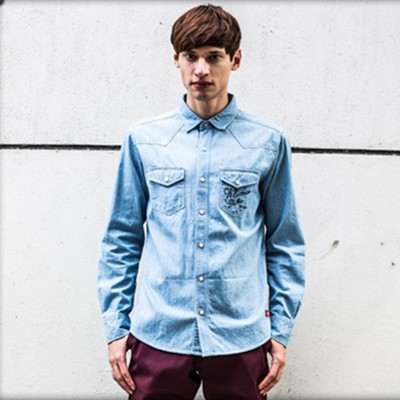 双12预告！Dickies全棉衬衫男长袖衬衣153M20EC03