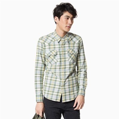 双12预售！Levi's李维斯男士格子衬衫65819-0064