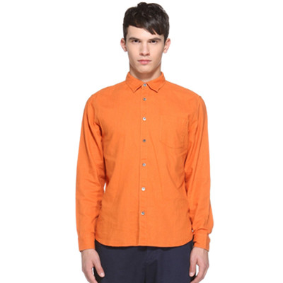 极简设计！Trendiano男式纯色长袖衬衫3131013090400