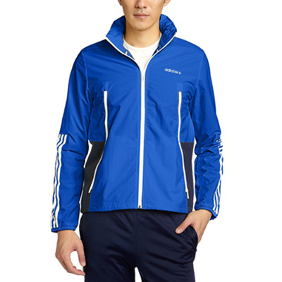 双色齐降！阿迪达斯运动生活WB男式防风服外套夹克