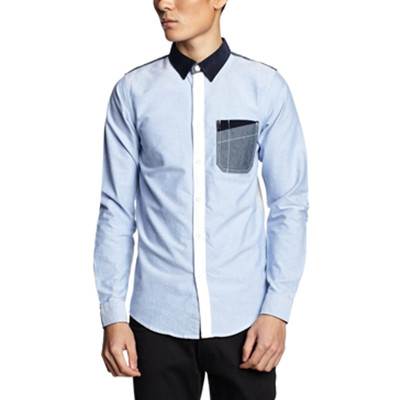 帅气！izzue男式梭织休闲上衣IZXSTFN8858