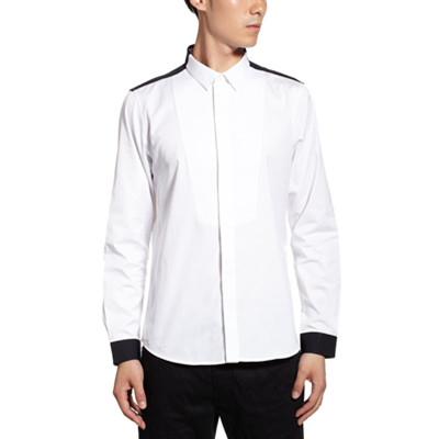 个性拼接！5CM男式衬衫5CXSTSM1015AX