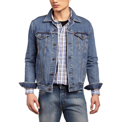 牛仔风！Levi's李维斯Denim Trucker男式夹克72334