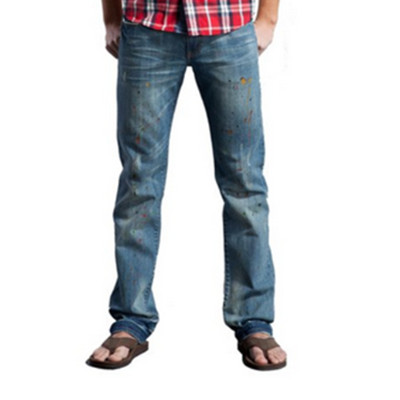 做旧款式！七匹狼男式标准中腰牛仔裤171220403159