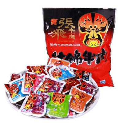 口感劲道！张飞什锦牛肉十味量贩礼包500g