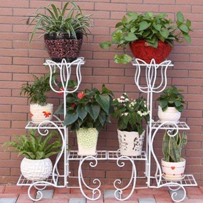 高级钢铁！幸福小栈 3层铁艺花架