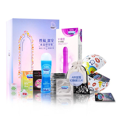 更多快感！Durex杜蕾斯性福双享礼盒珍享装