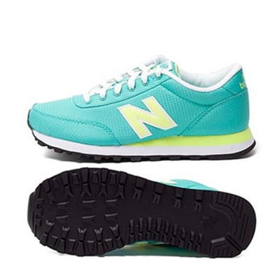 清新配色！New Balance 女子501系列复古鞋WL501WBT