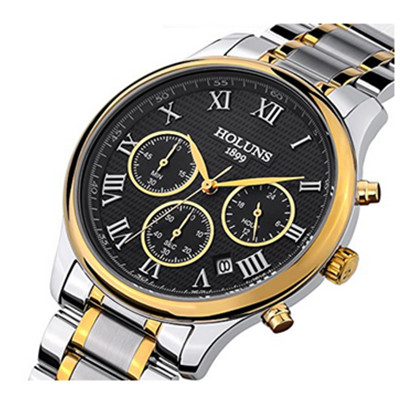 全网好价！豪伦诗 博雅系列  男士腕表 BY004