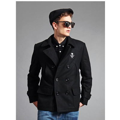 新品好价！BLACKJACK双排扣毛呢外套