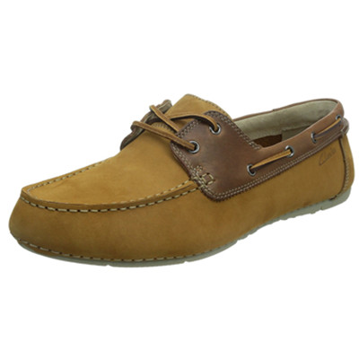 做工精湛！Clarks Marcos Sail男子商务休闲鞋
