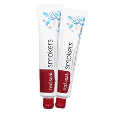 烟民必备！新西兰进口 Red Seal 红印 烟民牙膏2支装