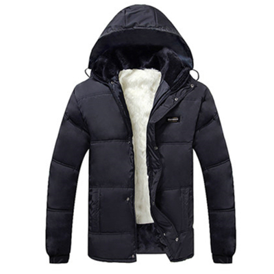 毛绒内胆！西盟罗盾 中老年男士 保暖棉服外套