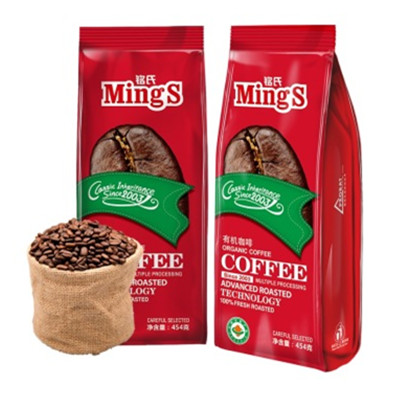 好价！Mings铭氏咖啡 红袋有机咖啡豆454g