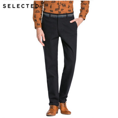 好价依旧！SELECTED思莱德微弹修身男休闲裤C415426019