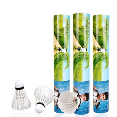 超值！狂神 耐打鸭毛训练羽毛球 12只装