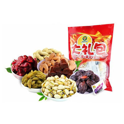 手慢无！果园老农 坚果炒货果干蜜饯综合大礼包