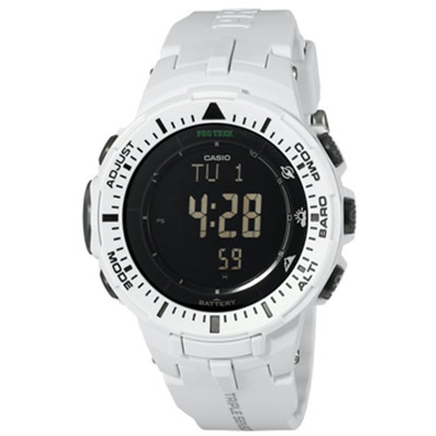 新低！Casio 卡西欧 PRG-300-7CR 登山太阳能防水运动手表