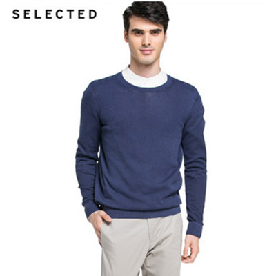 热销单品！SELECTED思莱德纯棉男休闲毛衫F415324003