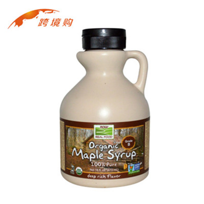 历史好价！NOW/诺奥 槭糖浆 16盎司