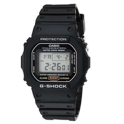 中亚海外购！Casio 卡西欧 DW5600E-1V 头文字D同款腕表