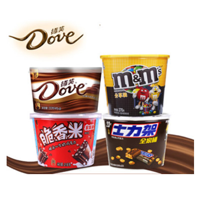 组合好价！玛氏4口味分享碗装 巧克力 士力架 MMS豆 脆香米