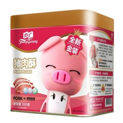 鲜肉原料！方广 钙铁锌猪肉酥肉粉松100g