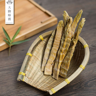鲜嫩爽口！大脚师傅 临安土特产竹笋干 400g