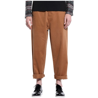 休闲时尚！Trendiano男式拼接宽松休闲裤3124064170810