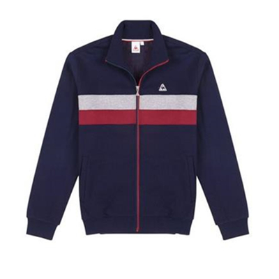 简约有型！lecoqsportif 男士立领拉链开衫 CB-5617143