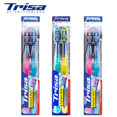 好用不贵！瑞士Trisa牙刷美白去渍健齿护齿灵动牙刷6支装