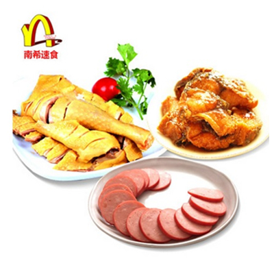 上海特产！南希 咸草鸡+蜜汁熏鱼+大红肠