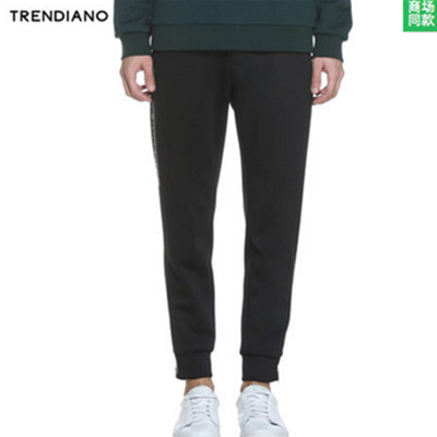 大减价！TRENDIANO字母印花休闲九分裤3154064960