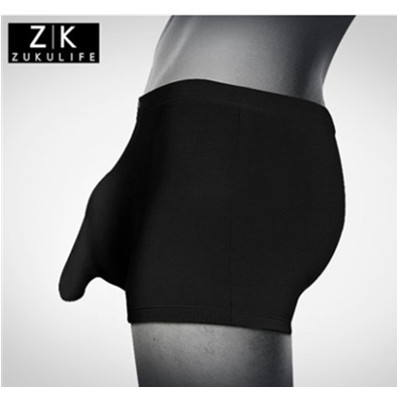 枪弹分开！ZK男士U凸平角裤大象象鼻裤3条装