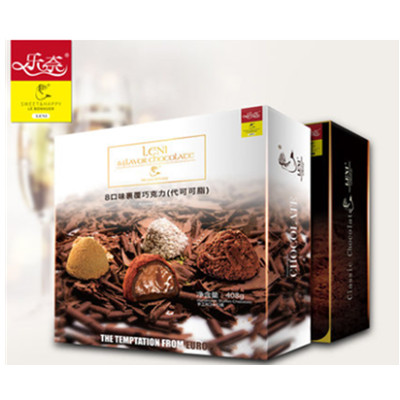好吃不贵！乐奈16口味松露形巧克力808克礼盒