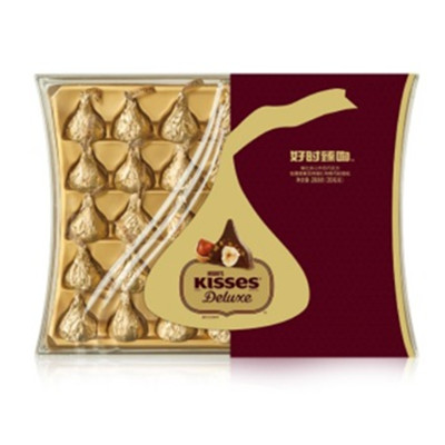 历史好价！好时 臻吻榛仁夹心牛奶巧克力35粒装