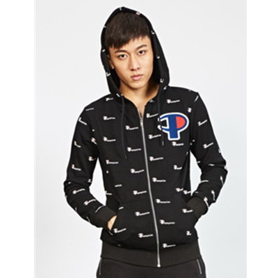 青春气息！Preppy Elite满印LOGO图案印花卫衣