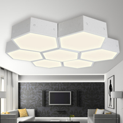 历史好价！首度 吸顶灯 六角 单个暖黄光TY2301 15W led光源