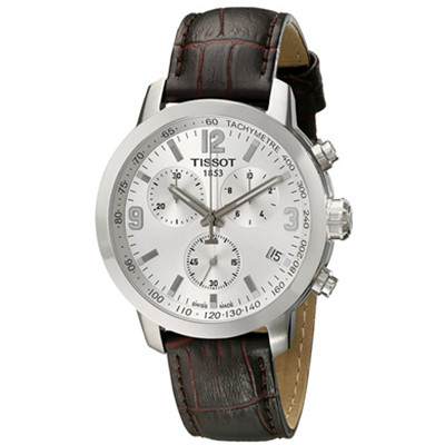 高端大气！天梭PRC 200 三眼式瑞士石英男表