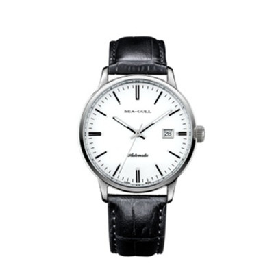 国产好价！海鸥 手表 自动机械情侣表男表白盘皮带D101